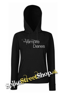 THE VAMPIRE DIARIES - čierna dámska mikina (-60%=VÝPREDAJ)