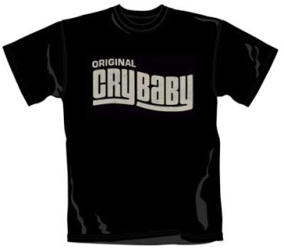 DUNLOP CRY BABY - Vintage Cry Baby - čierne pánske tričko (-70%=VÝPREDAJ)