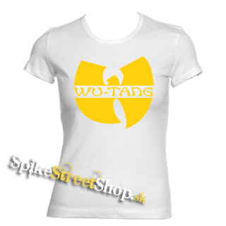 WU-TANG CLAN - Yellow Logo - biele dámske tričko (-60%=VÝPREDAJ)