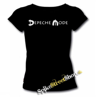 DEPECHE MODE - Spirit Logo - čierne dámske tričko (-60%=VÝPREDAJ)