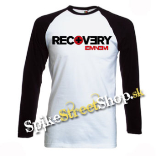 EMINEM - Recovery - pánske tričko s dlhými rukávmi (-60%=VÝPREDAJ)