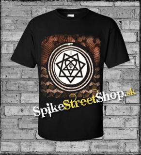 HIM - Snake Heartagram - čierne pánske tričko (-60%=VÝPREDAJ)