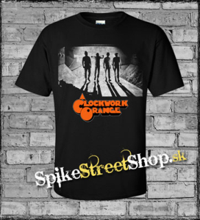 CLOCKWORK ORANGE - čierne pánske tričko (-70%=VÝPREDAJ)