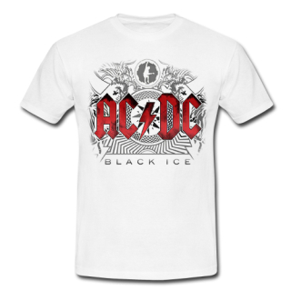 AC/DC - Black Ice Original - biele detské tričko (-60%=VÝPREDAJ)