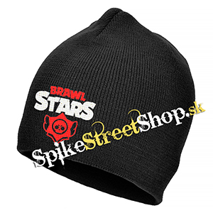 Čierna zimná čiapka BRAWL STARS - Black Beanie (-60%=VÝPREDAJ)