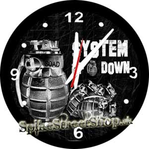 SYSTEM OF A DOWN - Granát - nástenné hodiny