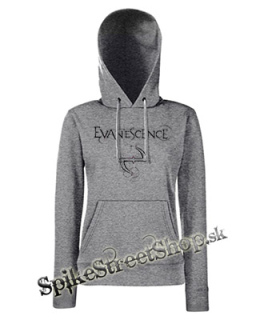 EVANESCENCE - Crest - sivá dámska mikina (-50%=VÝPREDAJ)