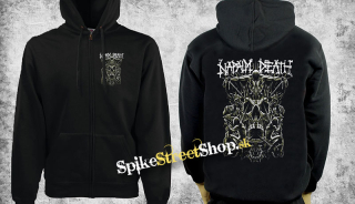 NAPALM DEATH - Tribe Skull - čierna pánska mikina na zips