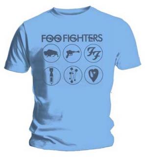 FOO FIGHTERS - Album Collection - pánske tričko (-50%=VÝPREDAJ)