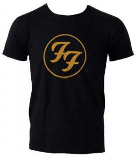 FOO FIGHTERS - Gold Logo - pánske tričko (-50%=VÝPREDAJ)