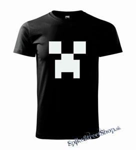 MINECRAFT - Creeper White - pánske tričko (-50%=VÝPREDAJ)