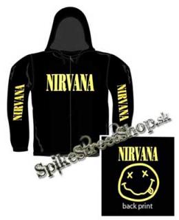 NIRVANA - Smiley - mikina na zips (-50%=VÝPREDAJ)