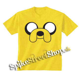 ADVENTURE TIME - Yellow Jake - žlté pánske tričko (-90%=VÝPREDAJ)