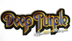 DEEP PURPLE - yellow/blue logo - nažehlovacia nášivka