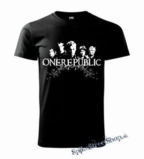 ONEREPUBLIC - Logo & Band - pánske tričko (-50%=VÝPREDAJ)