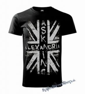 ASKING ALEXANDRIA - Flag Grey - pánske tričko (-50%=VÝPREDAJ)