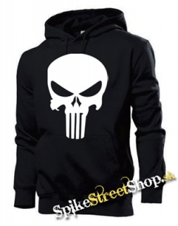 PUNISHER - Lebka - čierna pánska mikina (70%=VÝPREDAJ)