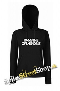 IMAGINE DRAGONS - Logo - čierna dámska mikina (-40%=VÝPREDAJ)