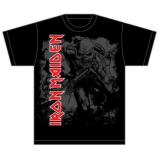 IRON MAIDEN - Hi Contrast Trooper - čierne pánske tričko
