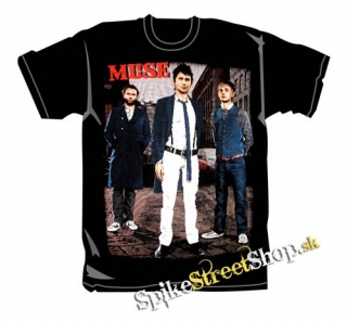 MUSE - Band - čierne pánske tričko (Výpredaj)