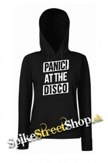 PANIC! AT THE DISCO - Big Logo - čierna dámska mikina (-30%=VÝPREDAJ)