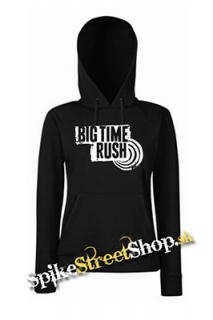 BIG TIME RUSH - Logo - čierna dámska mikina (-50%=VÝPREDAJ)