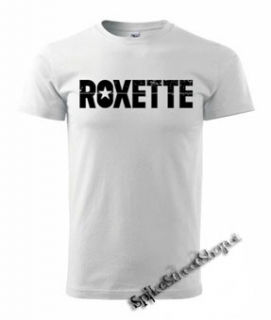ROXETTE - Vintage Logo - biele pánske tričko (-30%=VÝPREDAJ)