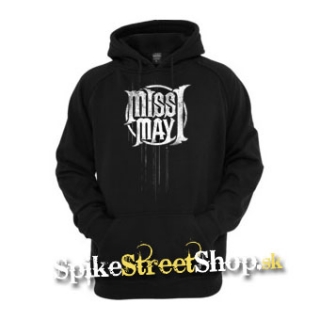 MISS MAY I - Logo - čierna pánska mikina (-30%=VÝPREDAJ)