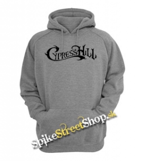 CYPRESS HILL - Logo - šedá pánska mikina (-50%=VÝPREDAJ)