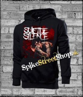 SUICIDE SILENCE - Mitch Lucker - čierna pánska mikina (-70%=VÝPREDAJ)