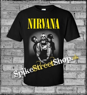 NIRVANA - Band - čierne pánske tričko (-30%=VÝPREDAJ)