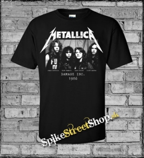 METALLICA - Damage Inc. 1986 - čierne pánske tričko (-30%=VÝPREDAJ)