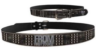 FROM FIRST TO LAST - PVC Distressed With Studs Belt - opasok (Výpredaj)