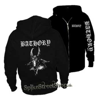 BATHORY - čierna pánska mikina na zips 