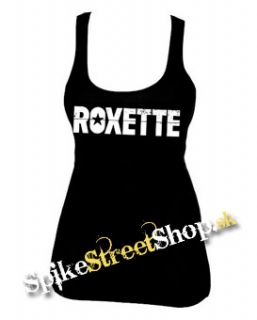 ROXETTE - Vintage Logo - Ladies Vest Top (-60%=VÝPREDAJ)
