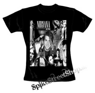 NIRVANA - Kurt Cobain - dámske tričko (-60%=VÝPREDAJ)