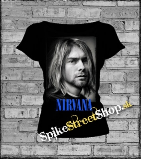 KURT COBAIN - Portrait - dámske tričko (-60%=VÝPREDAJ)