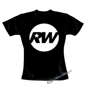 ROBBIE WILLIAMS - Logo - čierne dámske tričko (-30%=VÝPREDAJ)