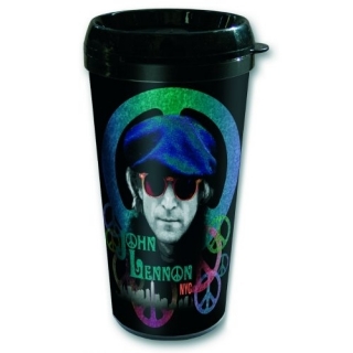 Hrnček JOHN LENNON - Travel Mug - Beret (Výpredaj)