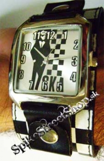 Kožené náramkové hodinky SKA - POSTAVIČKA (Výpredaj)