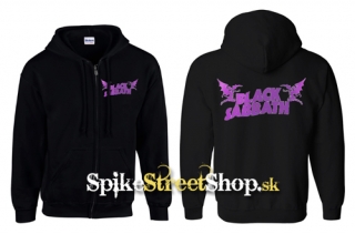 BLACK SABBATH - Purple Logo - mikina na zips (-60%=VÝPREDAJ)