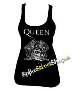 QUEEN - Logo - Ladies Vest Top (-60% Výpredaj)