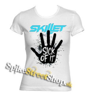 SKILLET - Sick Of It - biele dámske tričko (-30% Výpredaj)