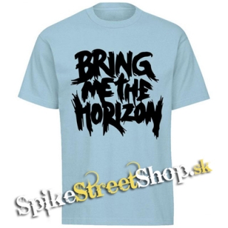 BRING ME THE HORIZON - Painted Logo - svetlomodré pánske tričko (-30% Výpredaj)