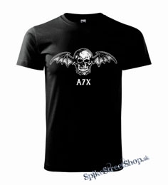 AVENGED SEVENFOLD - A7X Skull - pánske tričko (-50%=VÝPREDAJ)
