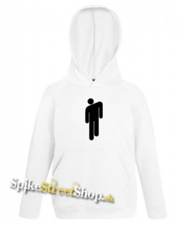 Detská mikina BILLIE EILISH - Small Stickman - biela (-50%=VÝPREDAJ)