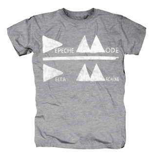 DEPECHE MODE - Delta Machine Logo - sivé detské tričko (-60%=VÝPREDAJ)