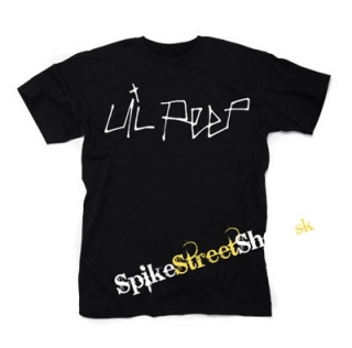 LIL PEEP - Logo - čierne pánske tričko (-50%=VÝPREDAJ)