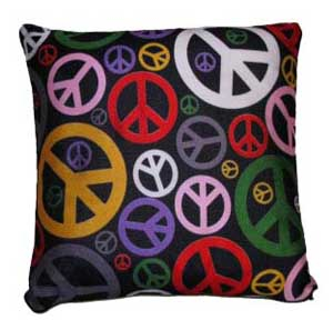PEACE - Multicolour - vankúš (Výpredaj)