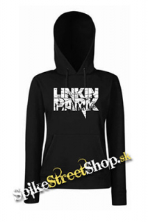 LINKIN PARK - Logo & Band - čierna dámska mikina (-50%=VÝPREDAJ)
